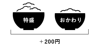 特盛 おかわり